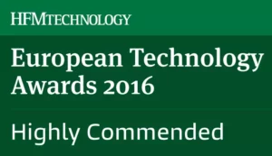 HFM 2016 Highly Commended Best Data Provider