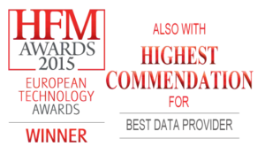 HFM Award 2015 Best Data Provider